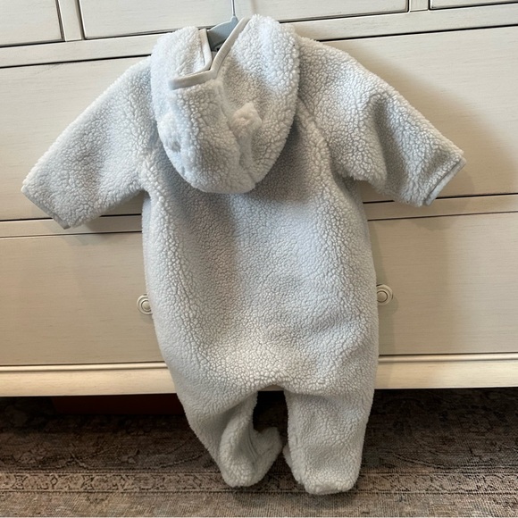 Ralph Lauren Bear-Ear Teddy Fleece Bunting Suit - Picture 5 of 5